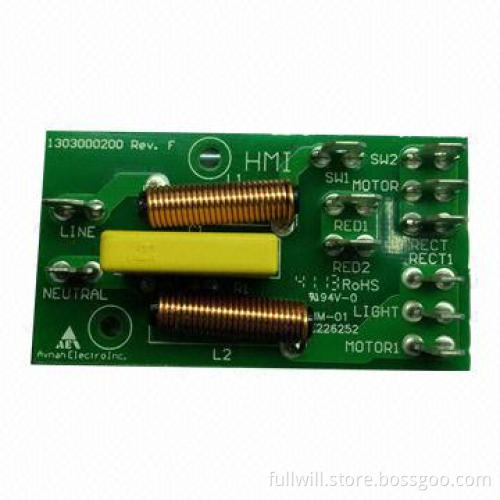 PCB Assembly with BGA, CSP, LLP, 0201 Chips and 0.3mm Pitch, Measures 50 x 50 or 45 x 45mm